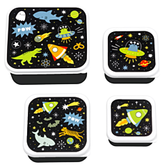 Brot- und Snackdosen Set 4 st - Galaxy - A little Lovely Company