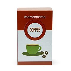 Kaufladen - Paket Kaffee aus Holz - MaMaMeMo