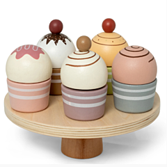 Kaufladen - Kuchenplatte mit Cupcakes - MaMaMeMo. Spielzeug