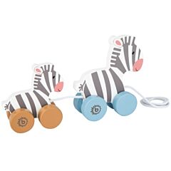 Nachziehspielzeug - 2 Zebras