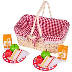 Kaufladen - Picknickkorb mit Essen - Bigjigs