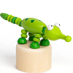 Wackeltiere aus Holz - Krokodil - Bigjigs. Spielzeug