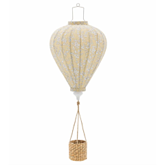 Bloomingville - Mobile - Heißluftballon, Pomp Gelb. Kinderzimmer