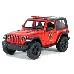 Spielzeugauto - Modellauto - Jeep Wrangler Feuerwehrauto
