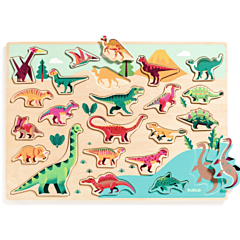 Djeco Puzzle - Dino - 22 Teile. Spielzeug