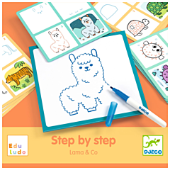 Djeco Malen - Step by step - Lama & Co. Spielzeug