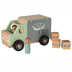Lastkraftwagen aus Holz mit Paketen - Egmont Toys. Tolles Spielzeug