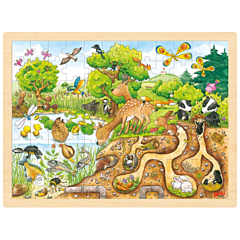 Puzzle - Erlebnis Natur - 96 Teile - Goki. Spielzeug