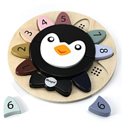 Puzzle - Zählen lernen 1 bis 9 – Pinguin – Magni. Spielzeug