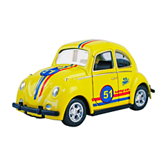 Spielzeugauto - Volkswagen Beetle Herbie, Gelb - Magni. Leksak