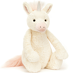 Jellycat Kuscheltier - Einhorn 51 cm - Bashful Unicorn Big. Spielzeug, Taufgeschenk