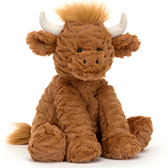 Jellycat Kuscheltier - Kuh 23 cm - Fuddlewuddle Highland Cow. Spielzeug, Taufgeschenk