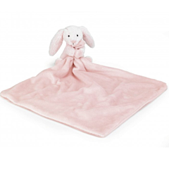 Jellycat Schmusetuch - Bashful Pink Bunny. Perfektes Geburtsgeschenk oder Geschenk zur Taufe