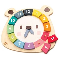 Puzzle, Bär - Die Uhr lernen - Tender Leaf Toys