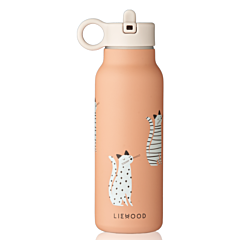 Liewood Trinkflasche - Falk water bottle - Cat Tuscany rose - 350 ml 