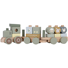 Eisenbahn mit Steck-Formen Traktor - Little Farm - Little Dutch . Spielzeug, Taufgeschenk