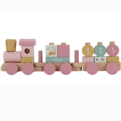 Eisenbahn mit Steck-Formen - Fairy Garden, Rosa - Little Dutch. Spielzeug, Taufgeschenk