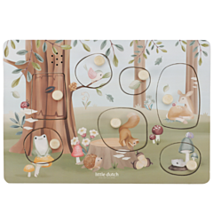 Puzzle mit Knöpfen Sound - Forest Friends - Little Dutch. Spielzeug