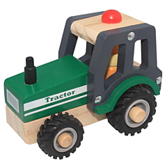 Traktor mit Gummiräder, Grün - Magni. Spielzeug