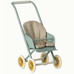 Maileg Kinderwagen für Hasen und Kaninchen - Mikro, Minze. Spielzeug