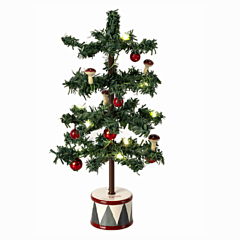 Maileg - Weihnachtsbaum mit Licht, 16 cm - Für Puppenhaus und Lebkuchenhaus. Spielzeug