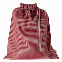 Maileg - Tasche mit Kordelzug - Stripes Red - Large