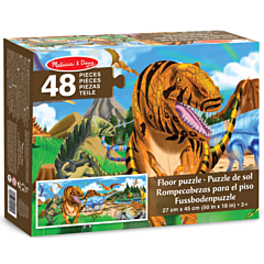 Bodenpuzzle, 48 Teile - Land der Dinosaurier - Melissa & Doug. Spielzeug