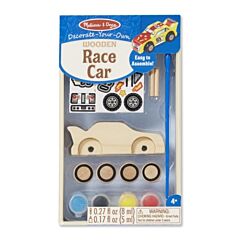 Zum selbstdekorieren - Rennwagen aus Holz - Melissa & Doug