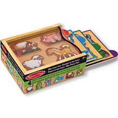 Puzzle - Tiere - 4 in 1 - Melissa & Doug. Spielzeug