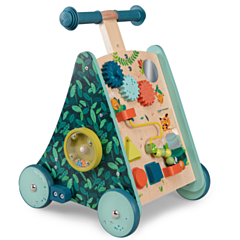 Lauflernwagen - Aktivitätstafel - Dans la Jungle - Moulin Roty. Spielzeug, Taufgeschenk