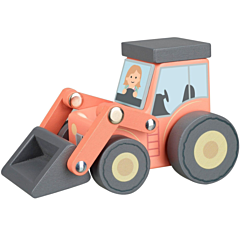 Traktor aus Holz mit Schaufel - Orange Tree Toys. Spielzeug