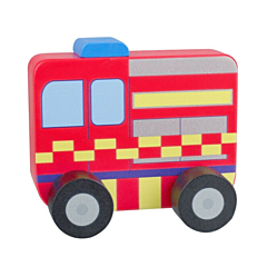 Feuerwehrauto aus Holz - Orange Tree Toys. Spielzeug