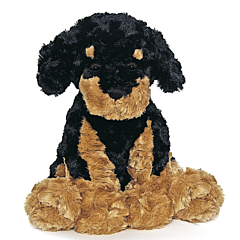 Teddykompaniet Kuscheltier - Hund Vovve, braunschwarzer - 40 cm. Spielzeug, Taufgeschenk