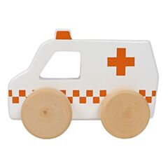 Holzauto - Krankenwagen