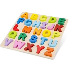 Puzzle - Große Buchstaben. Holzspielzeug - GRATIS VERSAND